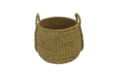 ALMAR ΚΑΛΑΘΙ ΧΕΡΟΥΛΙ SET 3ΤΜΧ 45x45x30cm SEAGRASS ΦΥΣΙΚΟ