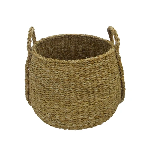 ALMAR ΚΑΛΑΘΙ ΧΕΡΟΥΛΙ SET 3ΤΜΧ 45x45x30cm SEAGRASS ΦΥΣΙΚΟ