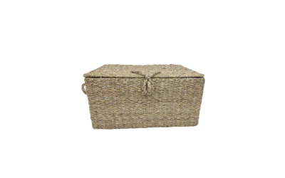 ALMAR ΚΟΥΤΙ ΑΠΟΘΗΚΕΥΣΗΣ SET 3ΤΜΧ 50x34x25cm SEAGRASS ΦΥΣΙΚΟ ΣΙΔΕΡΟ