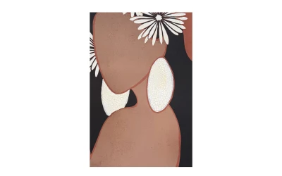 BELEZA SAGRADA ΠΙΝΑΚΑΣ ΔΙΑΚΟΣΜΗΣΗΣ ΜΕ ΚΟΡΝΙΖΑ 80x120x4cm ΚΑΜΒΑΣ ΠΟΛΥΧΡΩΜΟ ΞΥΛΟ ΦΥΣΙΚΟ