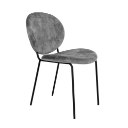 BEETLE ΚΑΡΕΚΛΑ SILVER 60.5x54x84.5cm