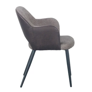 ASCOT ΚΑΡΕΚΛΑ ΚΑΦΕ ΣΚΟΥΡΟ ΜΑΥΡΟ 60x63.5x79cm