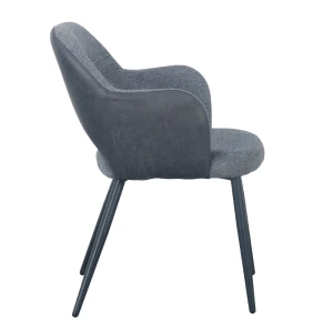 ASCOT ΚΑΡΕΚΛΑ ΓΚΡΙ ΣΚΟΥΡΟ ΜΑΥΡΟ 60x63.5x79cm