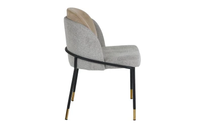 ASTON ΚΑΡΕΚΛΑ ΓΚΡΙ ΑΝΟΙΧΤΟ ΜΑΥΡΟ 55x55x78cm