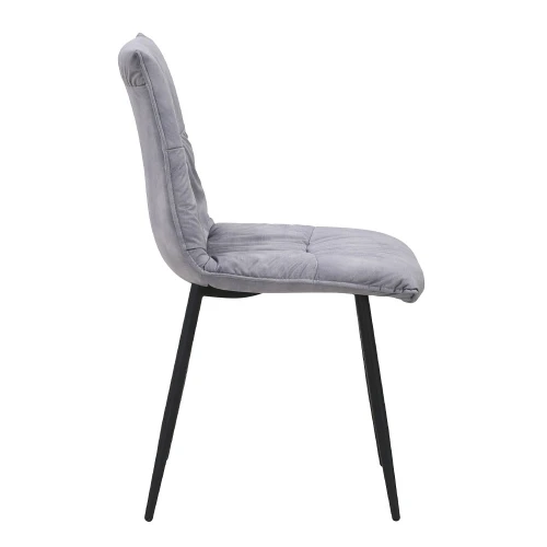 LINEA ΚΑΡΕΚΛΑ ΓΚΡΙ SILVER ΜΑΥΡΟ 47x55x86cm