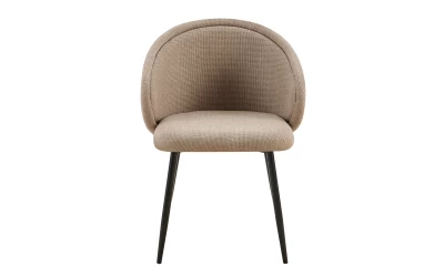 FIGARO ΚΑΡΕΚΛΑ ΠΟΛΥΘΡΟΝΑ BEIGE ΜΑΥΡΟ 58x58.5x78.5cm