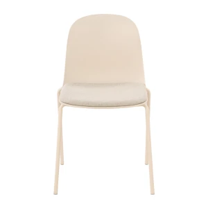 PADDED ΚΑΡΕΚΛΑ OFF WHITE 51x53x85cm