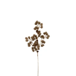 XMAS BRANCH ΧΡΙΣΤΟΥΓΕΝΝΙΑΤΙΚΟ ΚΛΑΔΙ 77cm PVC ΧΡΥΣΟ ΚΟΥΚΟΥΝΑΡΙ
