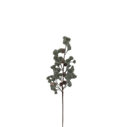 XMAS BRANCH ΧΡΙΣΤΟΥΓΕΝΝΙΑΤΙΚΟ ΚΛΑΔΙ 65cm PVC ΠΡΑΣΙΝΟ ΚΟΥΚΟΥΝΑΡΙ