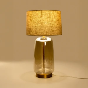 BEXLEY ΦΩΤΙΣΤΙΚΟ ΕΠΙΤΡΑΠΕΖΙΟ 43x43x79cm ΓΥΑΛΙ ΜΕΛΙ ΧΡΥΣΟ ΛΙΝΟ ΜΠΕΖ