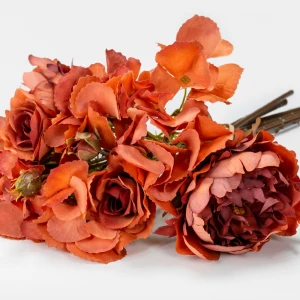 PEONY ΛΟΥΛΟΥΔΙ ΤΕΧΝΗΤΟ ΜΠΟΥΚΕΤΟ 30cm ΥΦΑΣΜΑ ΣΟΜΟΝ ΜΠΟΡΝΤΩ ΠΡΑΣΙΝΟ PVC