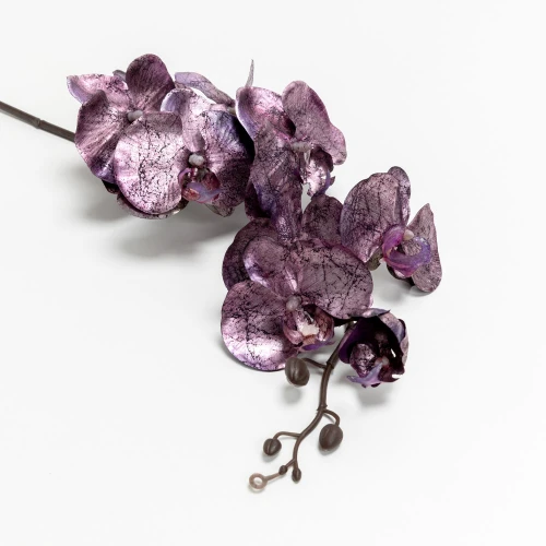 ORCHID ΛΟΥΛΟΥΔΙ ΤΕΧΝΗΤΟ 100cm ΥΦΑΣΜΑ ΜΩΒ PVC