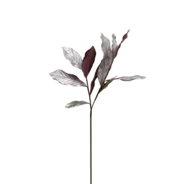 MAGNOLIA LEAVES ΚΛΑΔΙ ΤΕΧΝΗΤΟ 78cm ΥΦΑΣΜΑ ΑΣΗΜΙ ΜΠΟΡΝΤΩ PVC