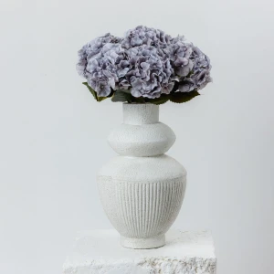HYDRANGEA ΛΟΥΛΟΥΔΙ ΤΕΧΝΗΤΟ 52cm POLYESTER ΓΚΡΙ ΠΡΑΣΙΝΟ