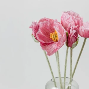 POPPY ΛΟΥΛΟΥΔΙ ΤΕΧΝΗΤΟ 61cm POLYESTER ΡΟΖ ΣΚΟΥΡΟ