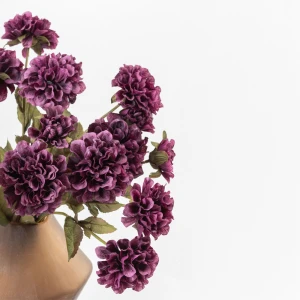 ZINNIA ΛΟΥΛΟΥΔΙ ΤΕΧΝΗΤΟ 52cm POLYESTER ΜΩΒ ΠΡΑΣΙΝΟ