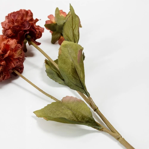 ZINNIA ΛΟΥΛΟΥΔΙ ΤΕΧΝΗΤΟ 52cm POLYESTER ΜΠΟΡΝΤΩ ΠΟΡΤΟΚΑΛΙ ΠΡΑΣΙΝΟ