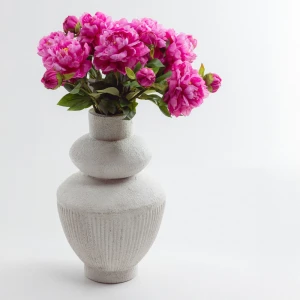 PEONY ΛΟΥΛΟΥΔΙ ΤΕΧΝΗΤΟ 67cm POLYESTER ΦΟΥΞΙΑ ΠΡΑΣΙΝΟ