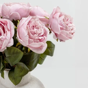 BEAUTY ROSE ΛΟΥΛΟΥΔΙ ΤΕΧΝΗΤΟ 67cm POLYESTER ΡΟΖ ΠΡΑΣΙΝΟ
