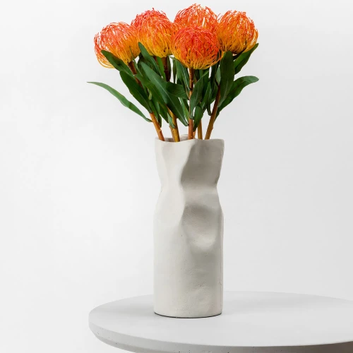 CAMPANULA ΛΟΥΛΟΥΔΙ ΤΕΧΝΗΤΟ 61cm POLYESTER ΠΟΡΤΟΚΑΛΙ ΠΡΑΣΙΝΟ