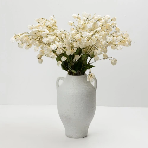 LANTERN FLOWER ΛΟΥΛΟΥΔΙ ΤΕΧΝΗΤΟ 90cm POLYESTER ΜΠΕΖ ΠΡΑΣΙΝΟ