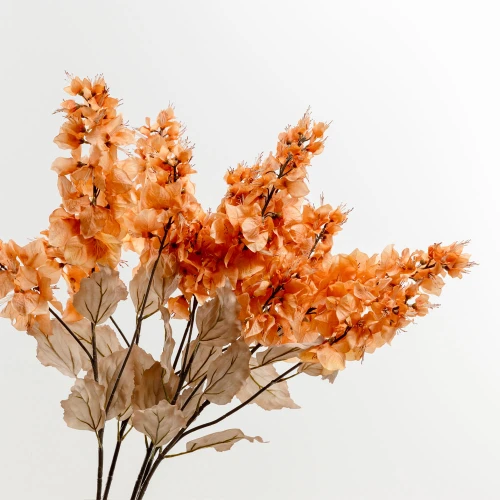 BOUGAINVILLEA ΛΟΥΛΟΥΔΙ ΤΕΧΝΗΤΟ 105cm POLYESTER ΠΟΡΤΟΚΑΛΙ