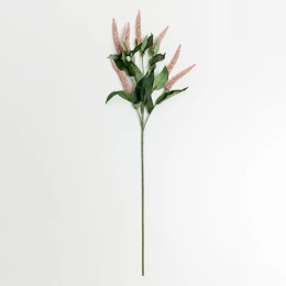SALVIA ΚΛΑΔΙ ΤΕΧΝΗΤΟ 83cm POLYESTER ΡΟΖ ΠΡΑΣΙΝΟ