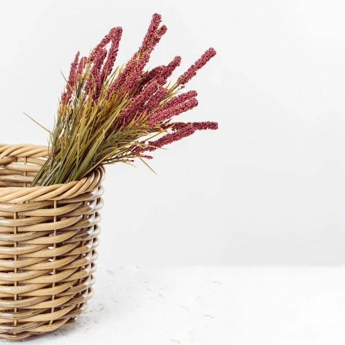 LAVENDER ΚΛΑΔΙ ΤΕΧΝΗΤΟ 43cm POLYESTER ΦΟΥΞΙΑ ΠΡΑΣΙΝΟ
