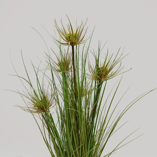 SUNNY FLOWER ΦΥΤΟ ΤΕΧΝΗΤΟ ΣΕ ΓΛΑΣΤΡΑ 70cm PVC ΠΡΑΣΙΝΟ