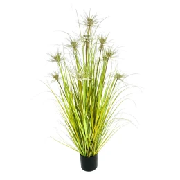 SUNNY FLOWER ΦΥΤΟ ΤΕΧΝΗΤΟ ΣΕ ΓΛΑΣΤΡΑ 120cm PVC ΠΡΑΣΙΝΟ