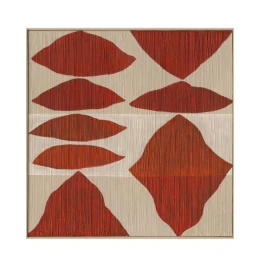 SHAYE TERRA ΠΙΝΑΚΑΣ ΔΙΑΚΟΣΜΗΣΗΣ ΜΕ ΚΟΡΝΙΖΑ 100x100x5cm ΚΑΜΒΑΣ ΜΠΕΖ ΚΕΡΑΜΙΔΙ ΞΥΛΟ ΦΥΣΙΚΟ
