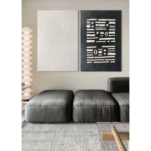 IMPRINT ΠΙΝΑΚΑΣ ΔΙΑΚΟΣΜΗΣΗΣ 80x120x4cm ΚΑΜΒΑΣ ΛΕΥΚΟ MDF