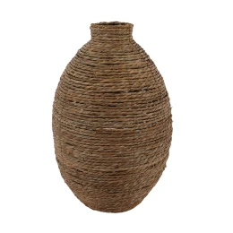 THASOS ΒΑΖΟ 40x40x60cm SEAGRASS ΦΥΣΙΚΟ
