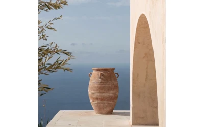 ALTHEA ΓΛΑΣΤΡΑ 37x37x55cm MgO TERRACOTTA