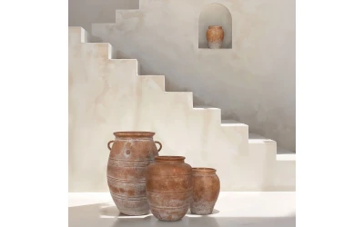 ALTHEA ΓΛΑΣΤΡΑ 30x30x37cm MgO TERRACOTTA