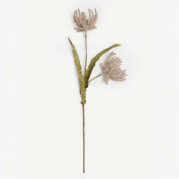 AROMA BLOSSOMS ΛΟΥΛΟΥΔΙ ΤΕΧΝΗΤΟ 70cm FOAM ΚΑΦΕ ΠΡΑΣΙΝΟ PVC