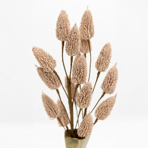 AROMA BLOSSOMS ΛΟΥΛΟΥΔΙ ΤΕΧΝΗΤΟ 63cm FOAM ΚΑΦΕ PVC