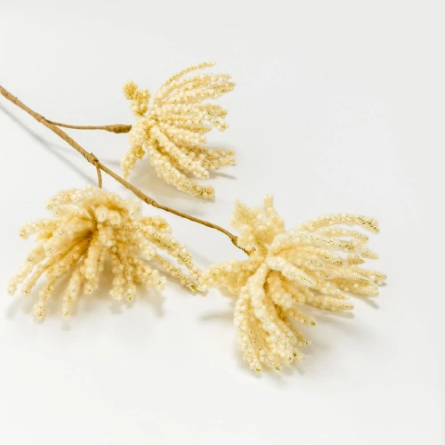 AROMA DELIGHTS ΛΟΥΛΟΥΔΙ ΤΕΧΝΗΤΟ 70cm FOAM ΚΡΕΜ PVC