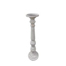 SIKINOS ΚΗΡΟΠΗΓΙΟ 18x18x68cm MDF WHITE WASHED