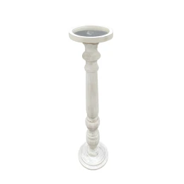 SIKINOS ΚΗΡΟΠΗΓΙΟ 20x20x82cm MDF WHITE WASHED