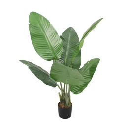 BANANA ΔΕΝΤΡΟ ΤΕΧΝΗΤΟ ΣΕ ΓΛΑΣΤΡΑ 65cm PEVA ΠΡΑΣΙΝΟ