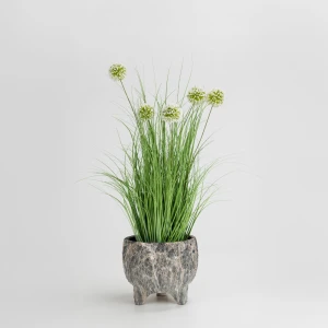 ROCKY ΚΑΣΠΩ 27x27x23cm ΚΕΡΑΜΙΚΟ ΑΝΘΡΑΚΙ ΜΠΕΖ