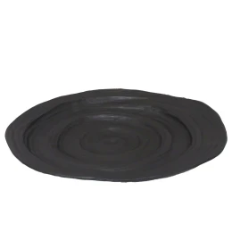 ARTIOM ΔΙΣΚΟΣ ΔΙΑΚΟΣΜΗΣΗΣ 42x41x6cm ΑΛΟΥΜΙΝΙΟ ΜΑΥΡΟ