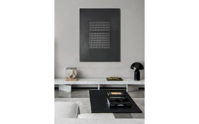 BLACKSTORM ΠΙΝΑΚΑΣ ΔΙΑΚΟΣΜΗΤΙΚΟΣ 75x100x3cm ΚΑΜΒΑΣ ΜΑΥΡΟ ΞΥΛΟ