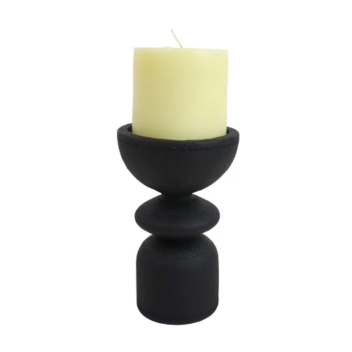 NOCTURIA ΔΙΑΚΟΣΜΗΤΙΚΟ ΚΗΡΟΠΗΓΙΟ 10x10x16cm POLYRESIN ΜΑΥΡΟ
