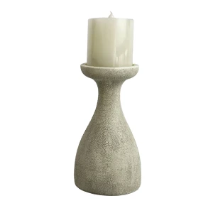 TERZO.I ΔΙΑΚΟΣΜΗΤΙΚΟ ΚΗΡΟΠΗΓΙΟ 12x10x22cm POLYRESIN STONE GREY
