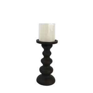 ALISI ΔΙΑΚΟΣΜΗΤΙΚΟ ΚΗΡΟΠΗΓΙΟ 10x10x21cm POLYRESIN ΜΑΥΡΟ