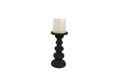 ALISI ΔΙΑΚΟΣΜΗΤΙΚΟ ΚΗΡΟΠΗΓΙΟ 10x10x21cm POLYRESIN ΜΑΥΡΟ