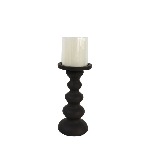ALISI ΔΙΑΚΟΣΜΗΤΙΚΟ ΚΗΡΟΠΗΓΙΟ 10x10x21cm POLYRESIN ΜΑΥΡΟ