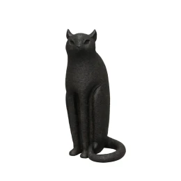 LUNA ΔΙΑΚΟΣΜΗΤΙΚΟ ΓΑΤΑ 13x11x26cm POLYRESIN ΜΑΥΡΟ